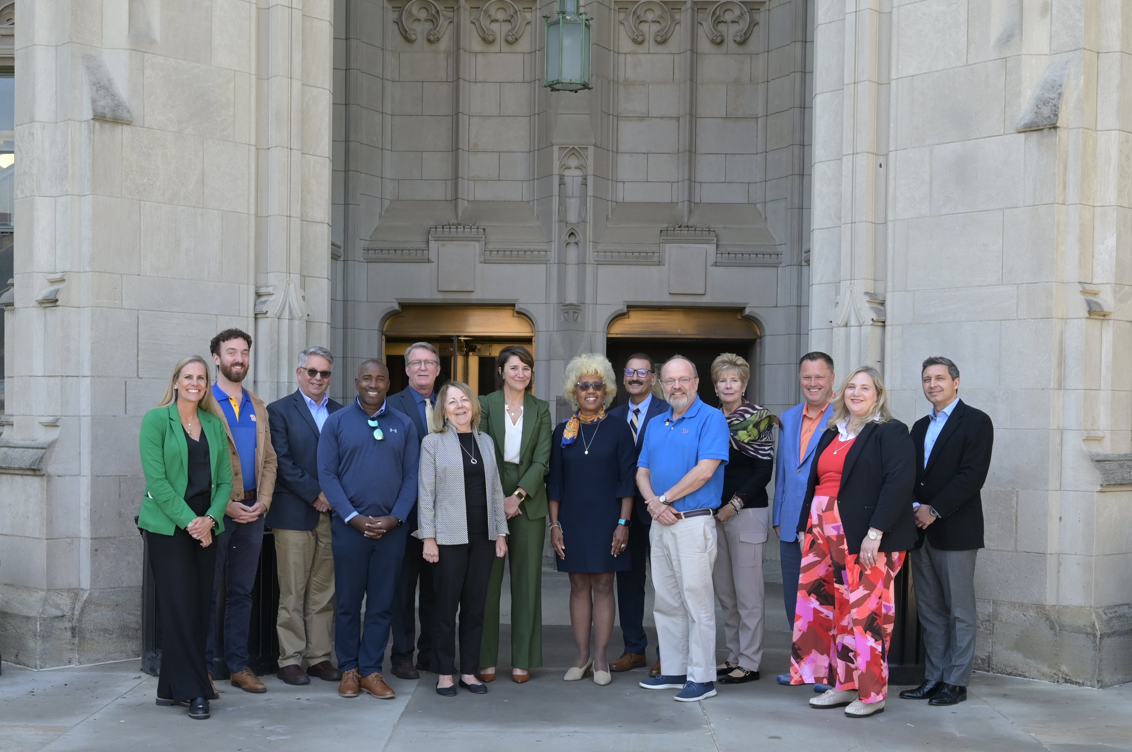 Group photo of board of visitors