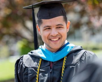 Student at Graduation