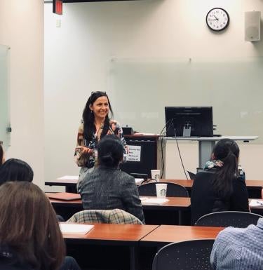 Dr. Marcela González Rivas teaches at Pitt