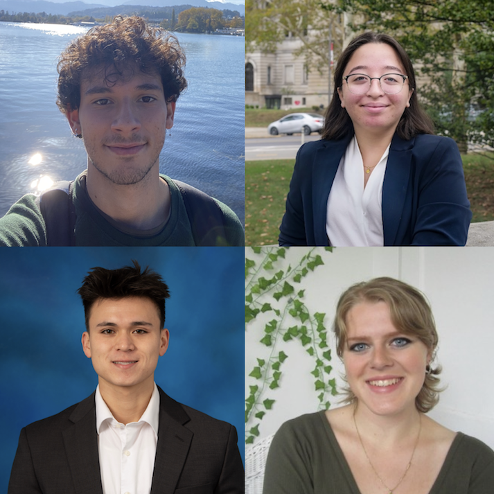 Four members of the Policy and Social Impact Fellows Program